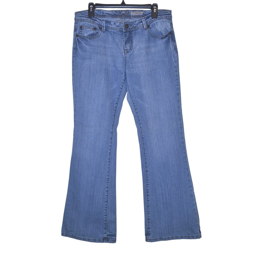 CHIP AND PEPPER Light Wash Laguna Beach Long Flare Jeans Sz 13 (33x31)